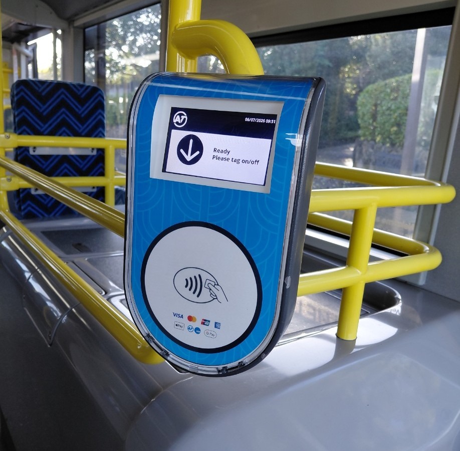 Card reader for AT hop card